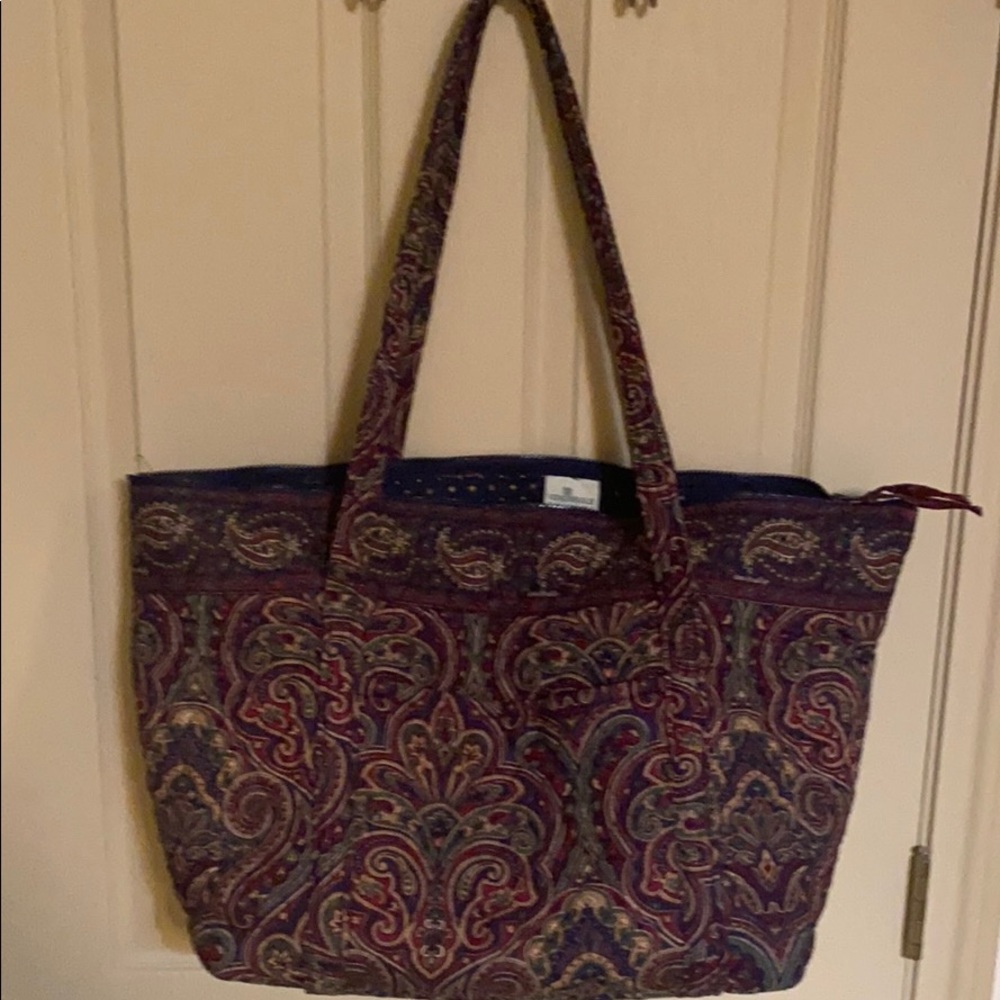 Vera Bradley overnight bag.